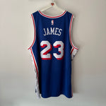 Load image into Gallery viewer, Philadelphia 76ers LeBron James Nike jersey - XXL
