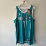 Load image into Gallery viewer, Charlotte Hornets LaMelo Ball Jordan jersey - Large
