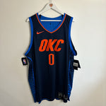 Görseli Galeri görüntüleyiciye yükleyin, Oklahoma City Thunder Russell Westbrook Nike authentic jersey - XXXL
