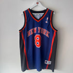 Afbeelding in Gallery-weergave laden, New York Knicks Latrell Sprewell Champion jersey - XXL
