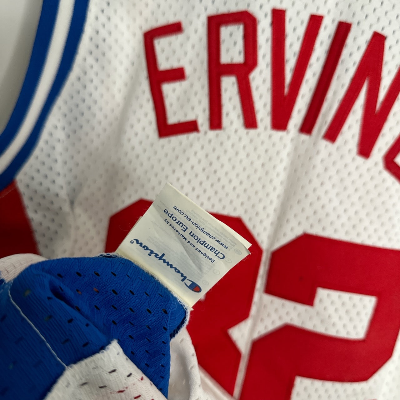 Philadelphia 76ers Julius Erving Champion jersey - Small