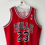Load image into Gallery viewer, Chicago Bulls Michael Jordan champion jersey - XXL (Fits XL)
