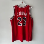 Load image into Gallery viewer, Chicago Bulls Michael Jordan champion jersey - XXL (Fits XL)
