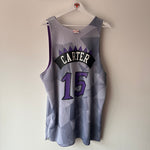 Indlæs billede til gallerivisning Toronto Raptors Vince Carter Mitchell &amp; Ness reversible jersey - XL

