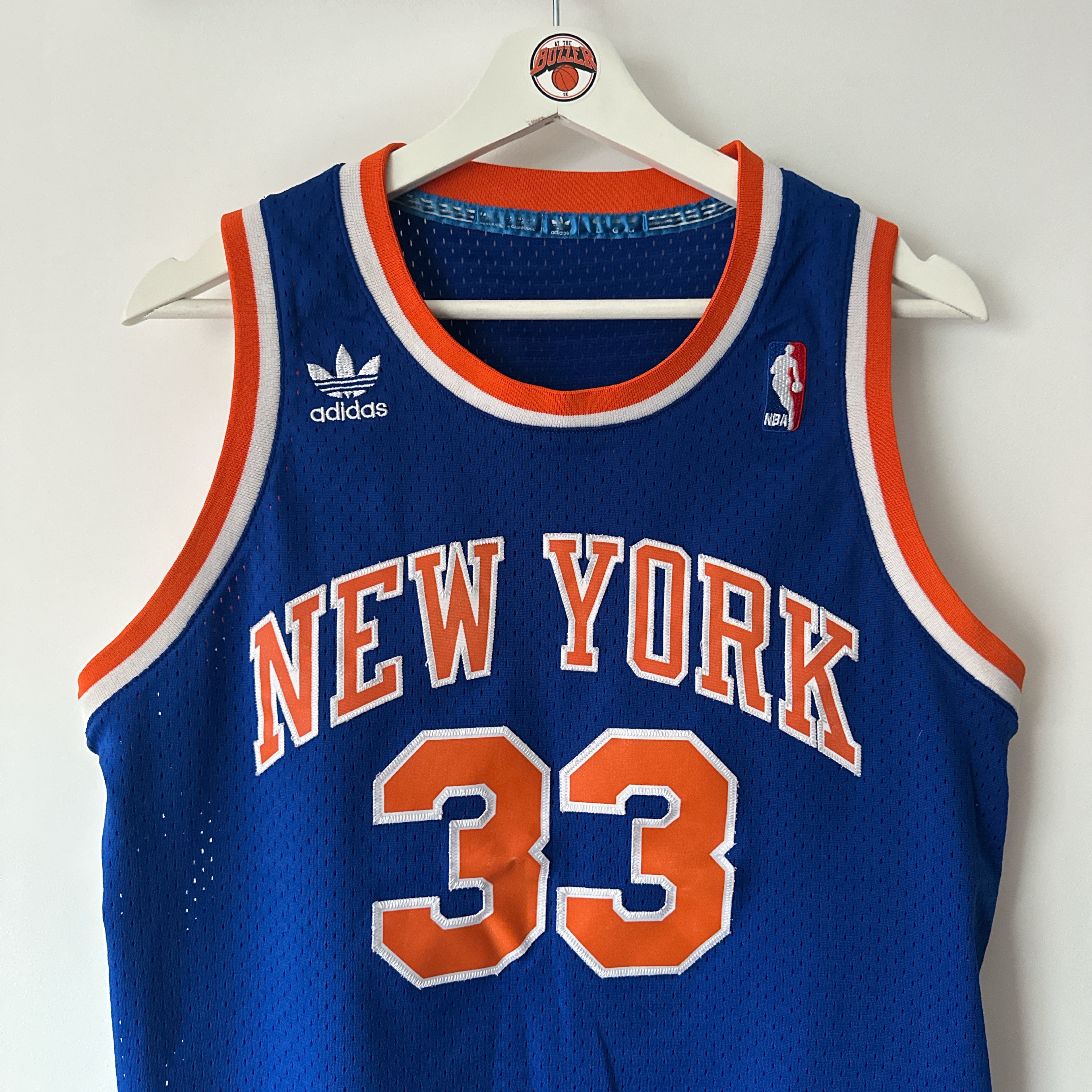 New York Knicks Patrick Ewing Adidas jersey  - Youth Large