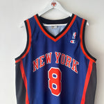 Afbeelding in Gallery-weergave laden, New York Knicks Latrell Sprewell Champion jersey - XXL

