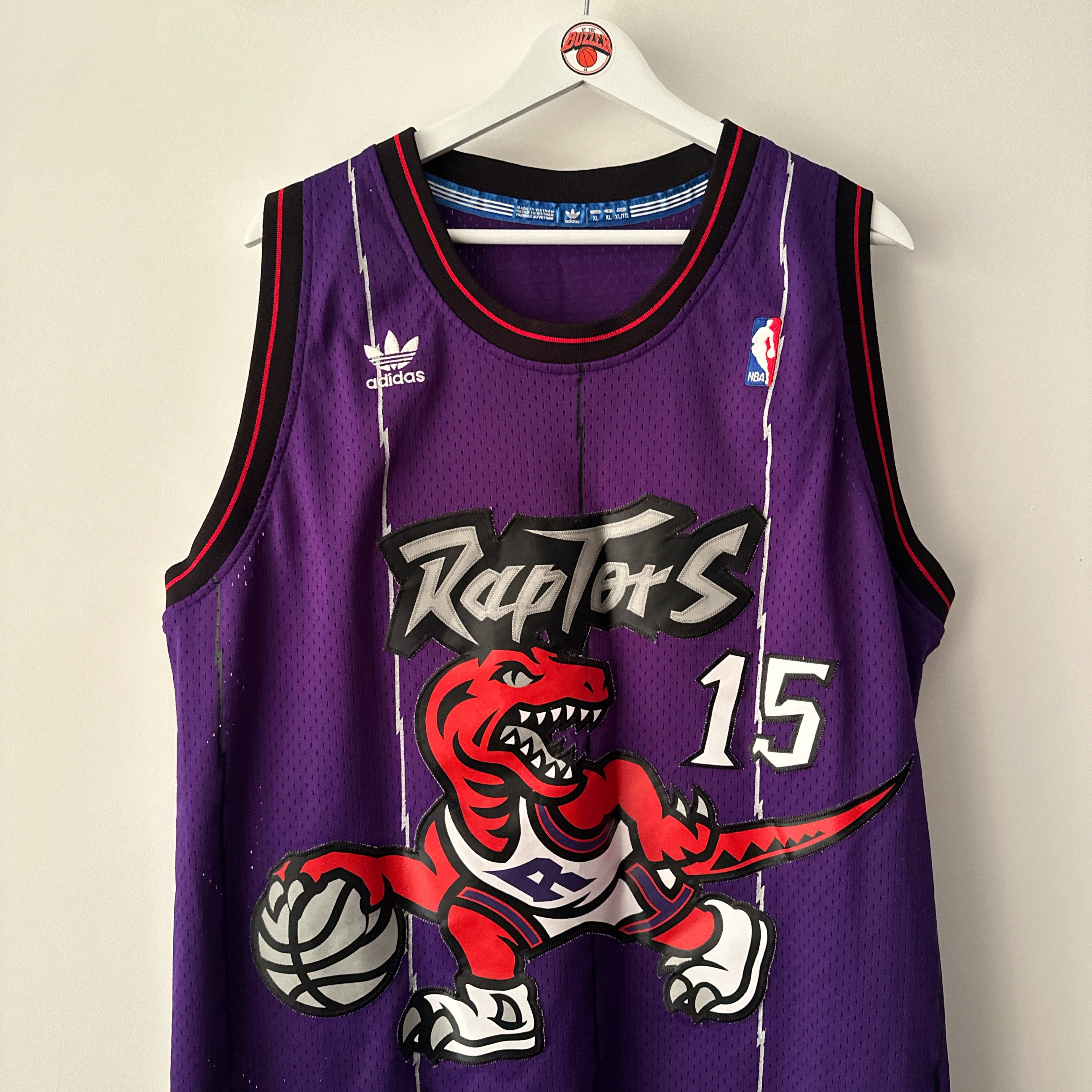 Toronto Raptors Vince Carter Adidas jersey - XL