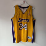 Load image into Gallery viewer, Los Angeles Lakers Shaquille O’Neal Champion jersey - XL
