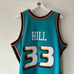 Load image into Gallery viewer, Detroit Pistons Grant Hill Mitchell &amp; Ness jersey - XL
