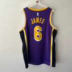 Indlæs billede til gallerivisning Los Angeles Lakers Lebron James Jordan jersey - Large
