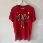 Cargar imagen en el visor de la galería, Chicago Bulls Derrick Rose Adidas T - shirt - Large
