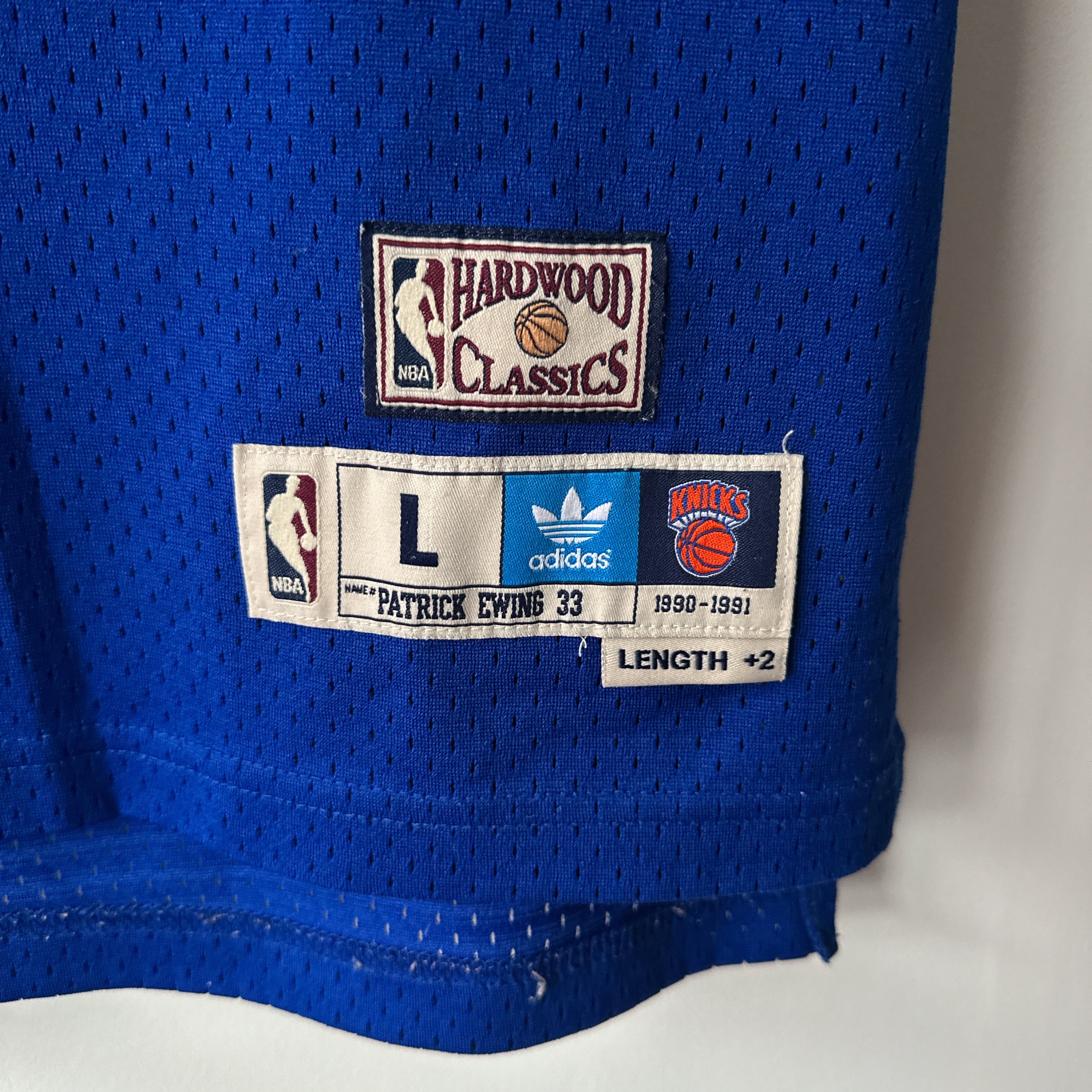 New York Knicks Patrick Ewing Adidas jersey  - Youth Large