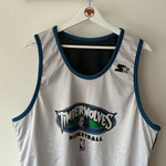 Load image into Gallery viewer, Minnesota Timberwolves Starter reversible jersey - Large
