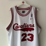 Load image into Gallery viewer, Cleveland Cavaliers Lebron James Nike Rewind jersey - XL
