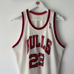 Load image into Gallery viewer, Chicago Bulls Michael Jordan Sand Knit jersey - XL (Fits Large)
