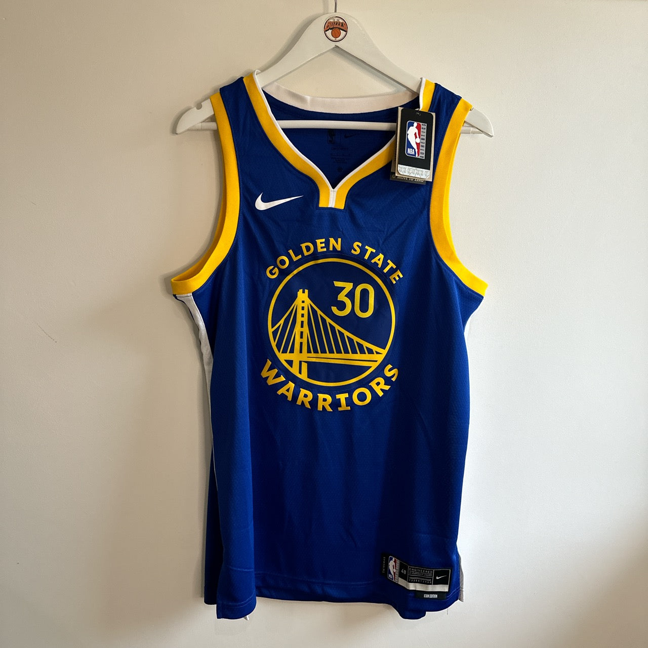 Golden State Warriors Steph Curry Nike jersey - Large