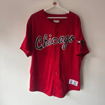 Load image into Gallery viewer, Chicago Bulls Mitchell &amp; Ness baseball jersey - XL

