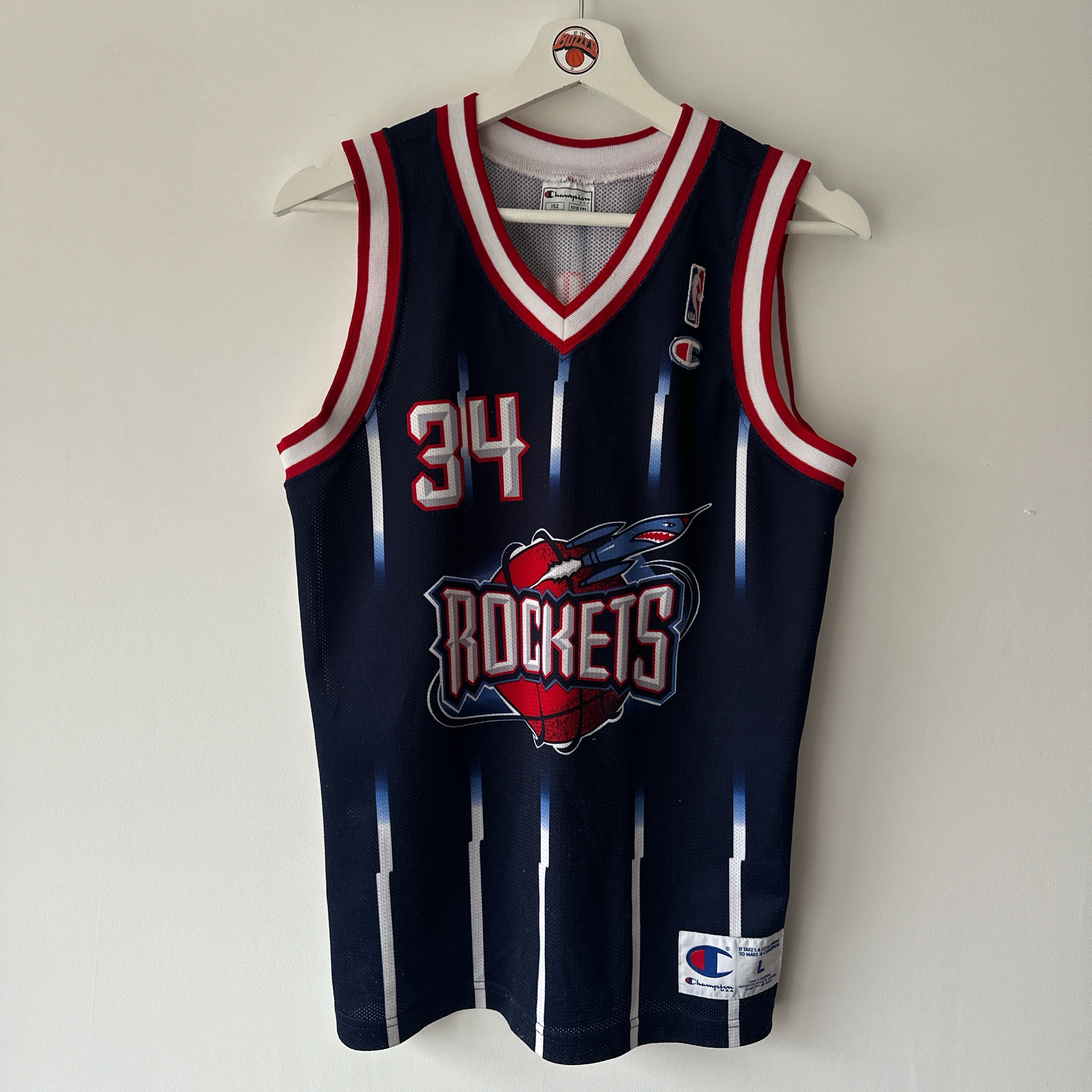 Houston Rockets Hakeem OlajuwonChampion jersey - Youth Large