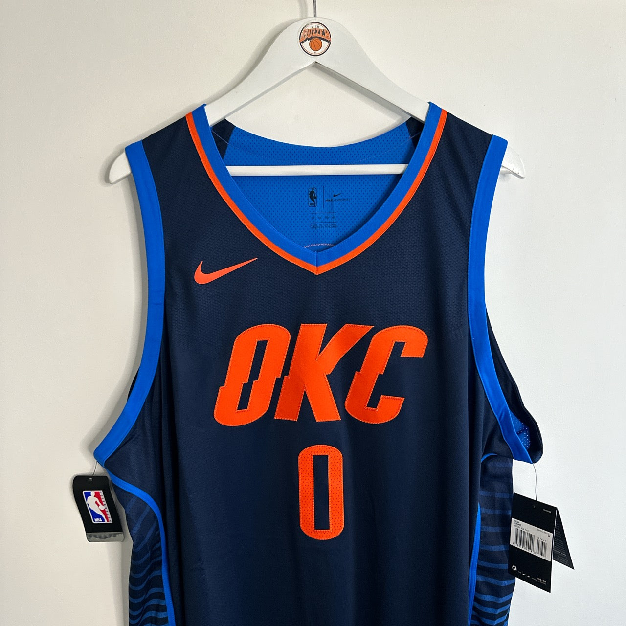 Oklahoma City Thunder Russell Westbrook Nike authentic jersey - XXXL