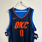 Carregar imagem no visualizador da galeria, Oklahoma City Thunder Russell Westbrook Nike authentic jersey - XXXL
