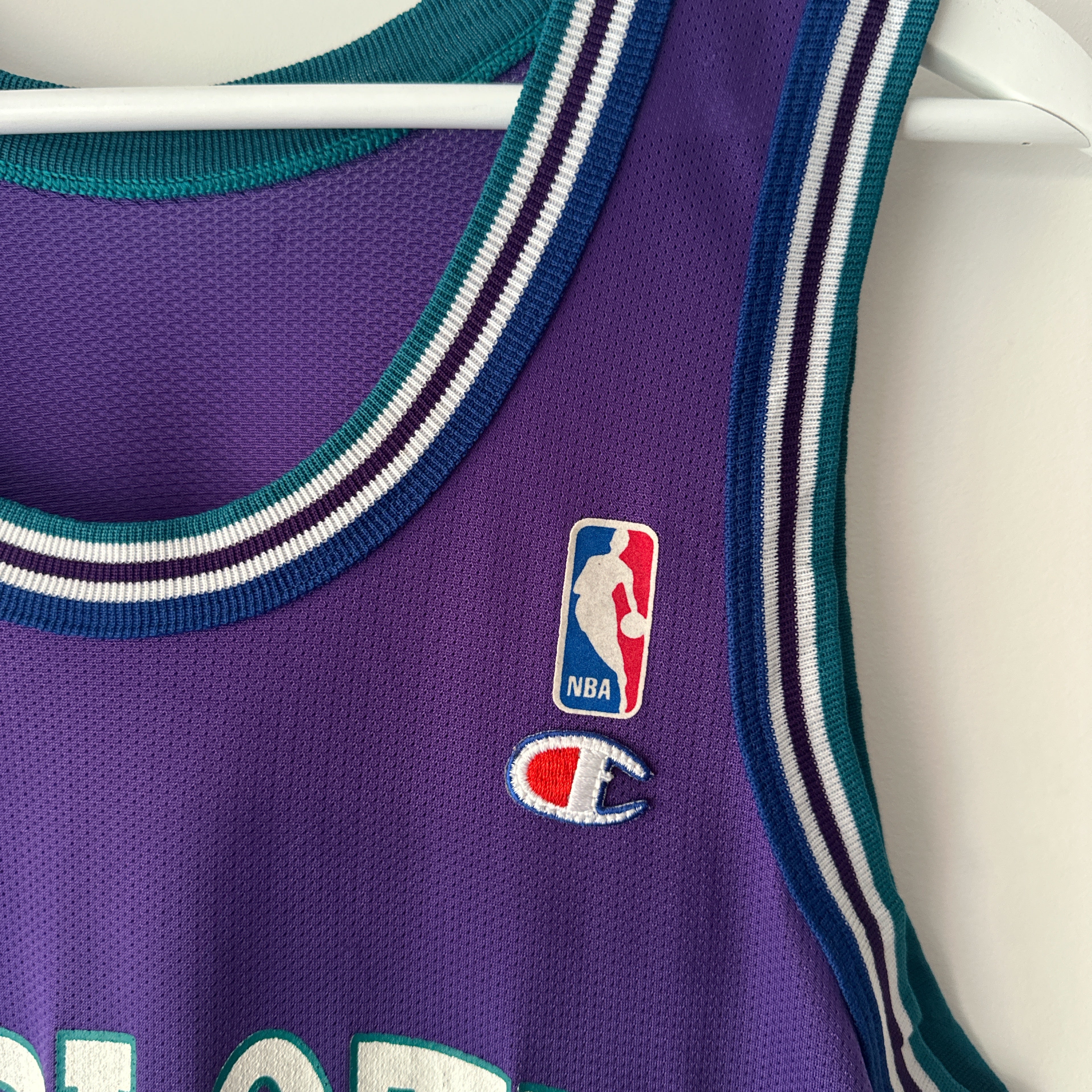Charlotte Hornets Alonzo Mourning Champion jersey - Small