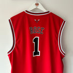 Indlæs billede til gallerivisning Chicago Bulls Derrick Rose Adidas jersey - XL
