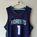 Load image into Gallery viewer, Charlotte Hornets Lamelo Ball Jordan jersey - XXL
