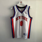 Görseli Galeri görüntüleyiciye yükleyin, New York Knicks Latrell Sprewell jersey - Champion (Small) - At the buzzer UK
